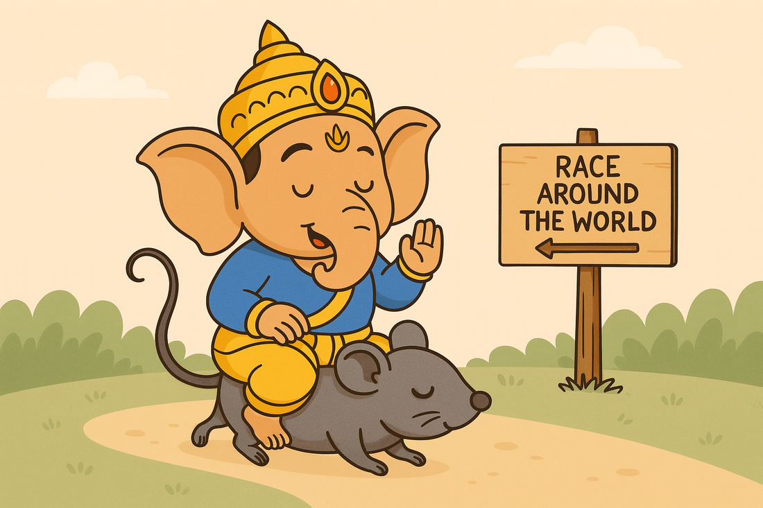 🐘✨Little Tales of Wisdom: Ganesha and the Race Around the World