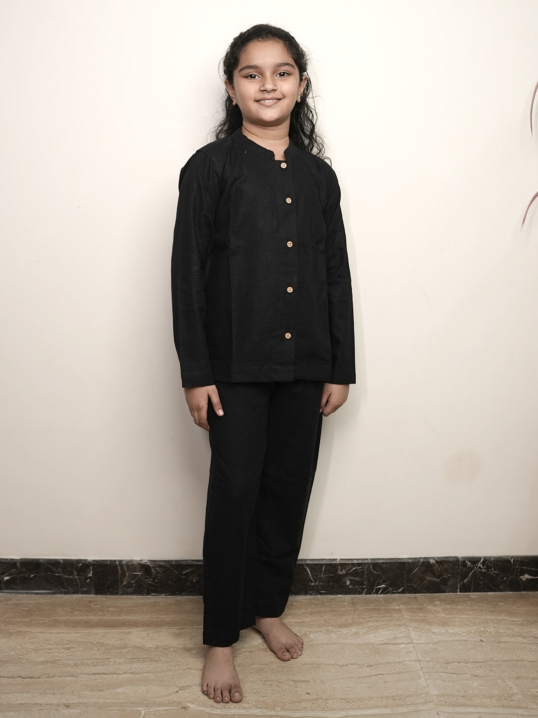 Linen Lux Top & Bottom Set for Kids | Soft & Breathable Comfort